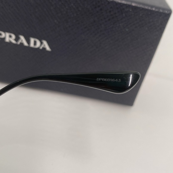 New Authentic Prada 66XV 07A1O1 - Clear METAL STAINLESS STEEL Eyeglasses - Picture 10 of 13